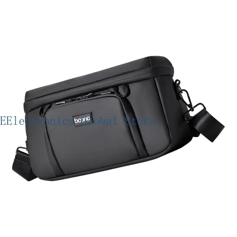 462B Camera Shoulder Bag with Separate Compartments, Adjustable Crossbody Carry, Padded Interior Lining, and Front Zippered