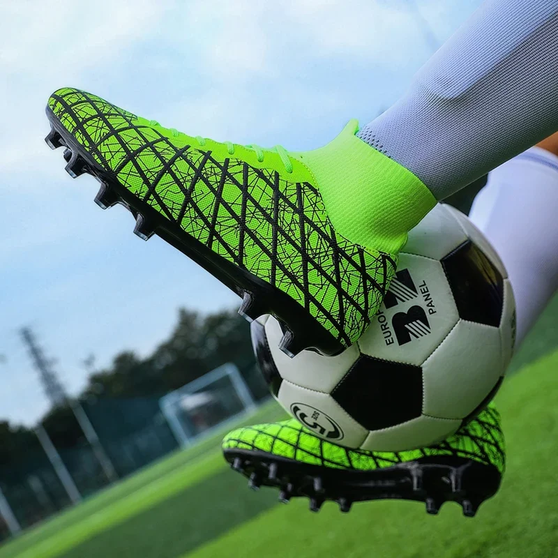 Large Size 35-47 Sock Soccer Shoes Football Shoes for Men Soccer Cleats Women Original Football Boots AF/GF Unisex Futsal Shoes