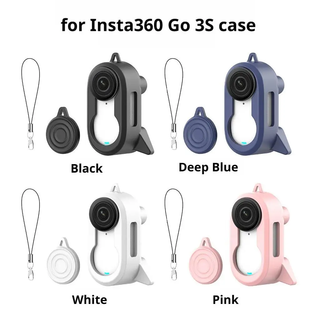 Protective Case For Insta360 GO 3S Thumb Camera – Pin-Style Lens Cover Shockproof Shell Accessories