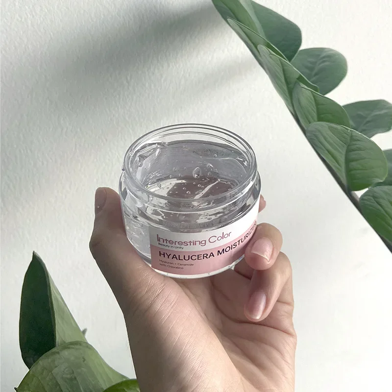 Face Foundation with Hyaluronic Acid Ceramide Gel for 24H Hydration and Luminous Skin, Moisturizing Makeup Base