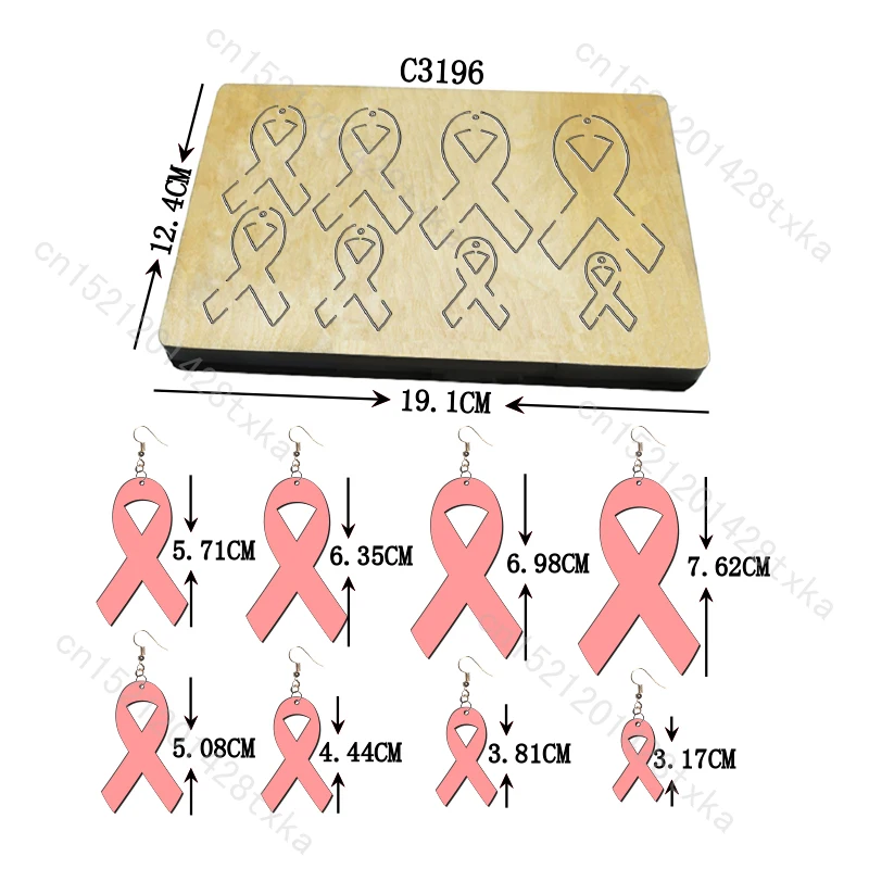 

Wooden Earring Cutting Dies for Common Die Cutting Machines on the Market, New Scrapbooking, C3196