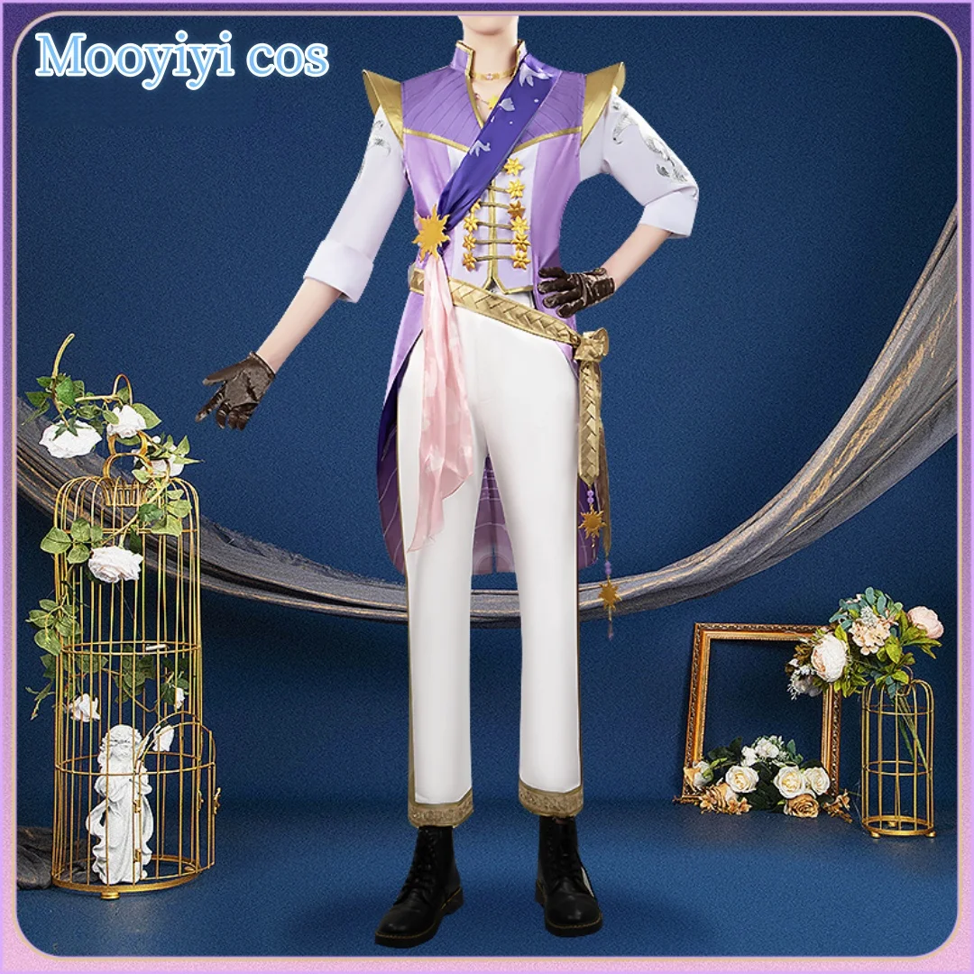 

Newly Leona Vil Cosplay Costume Halloween Christmas Role Playing S-4XL Handsome clothing Twisted Wonderland Exquisite props jack