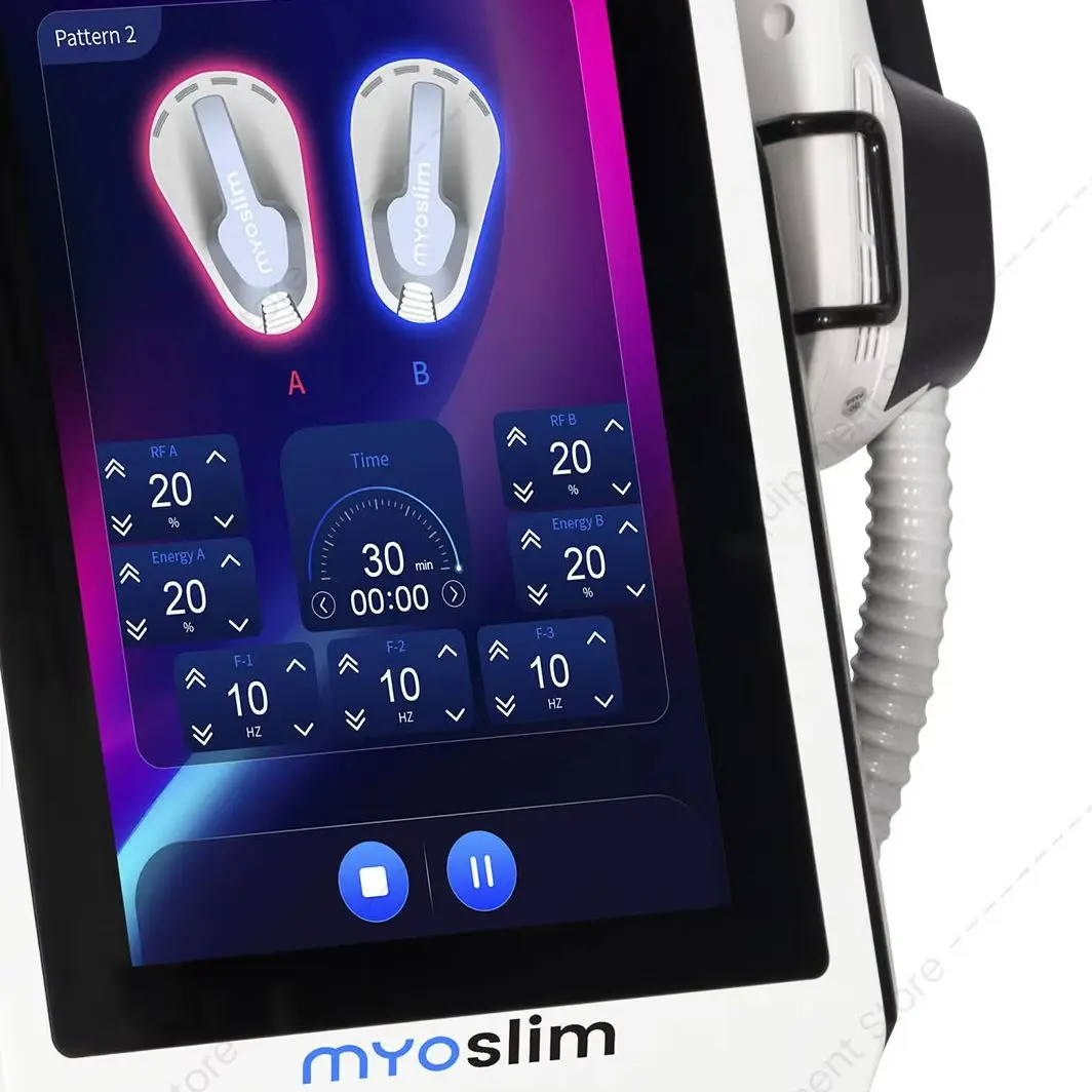 MYoslim Body Sculpt Machine RF Sculpting Weight Loss Burning Fat Slimming Muscle Stimulation Equipment 6500W