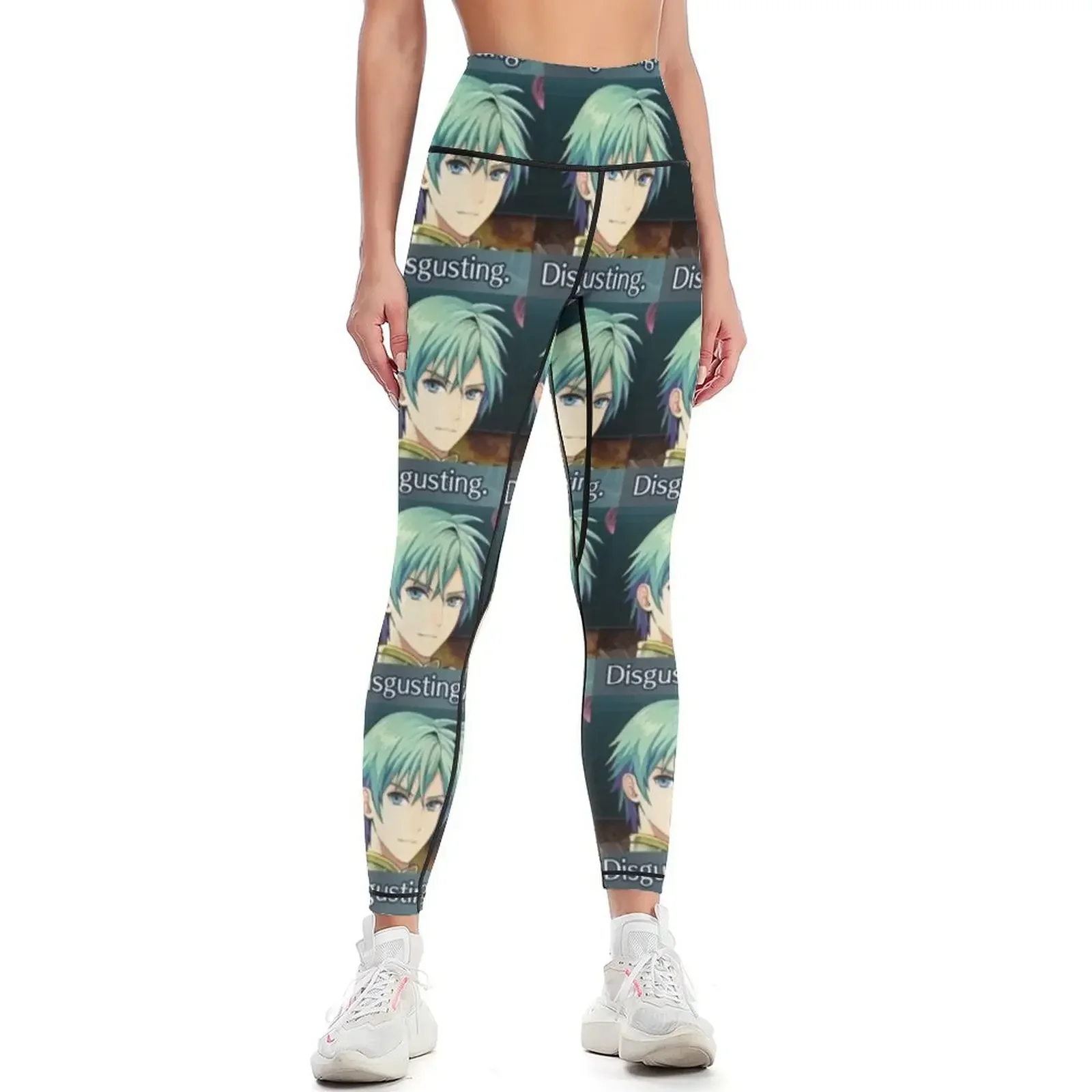 

Fire Emblem Ephraim Disgusting Leggings sport set gym clothing trousers gym sportswear woman Womens Leggings