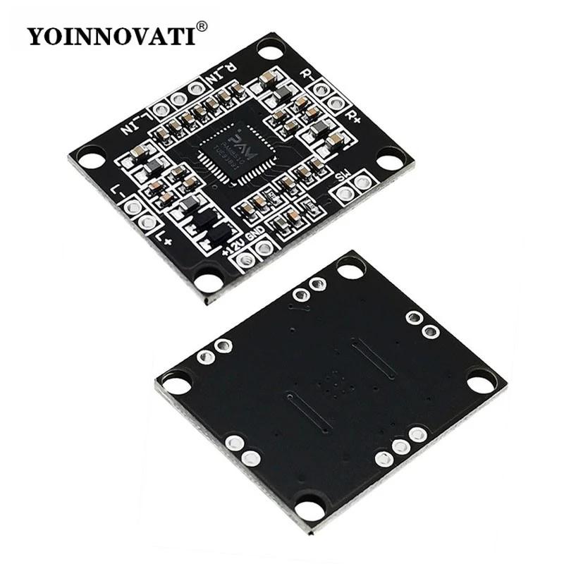

PAM8610 Digital Amplifier Board 2x15W Dual Channel Stereo Class D High Power Amplifier Board Miniature for Audio Applications