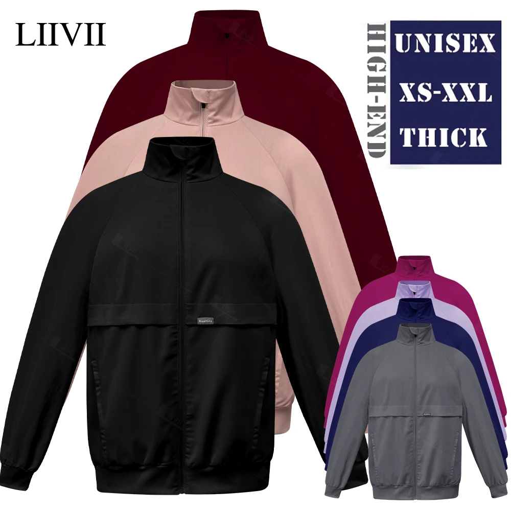 Oversize Uniform Women Surgical Jacket Medical Scrubs Jacket Long Sleeves Lab Coat Doctor Nurse Uniform Nursing Scrubs Top Thick