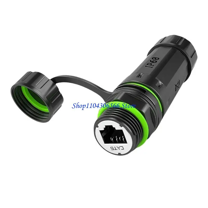 02DD Robusts RJ45 Networking Coupler for Outdoor Ethernet LAN Cable RJ45 Coupler
