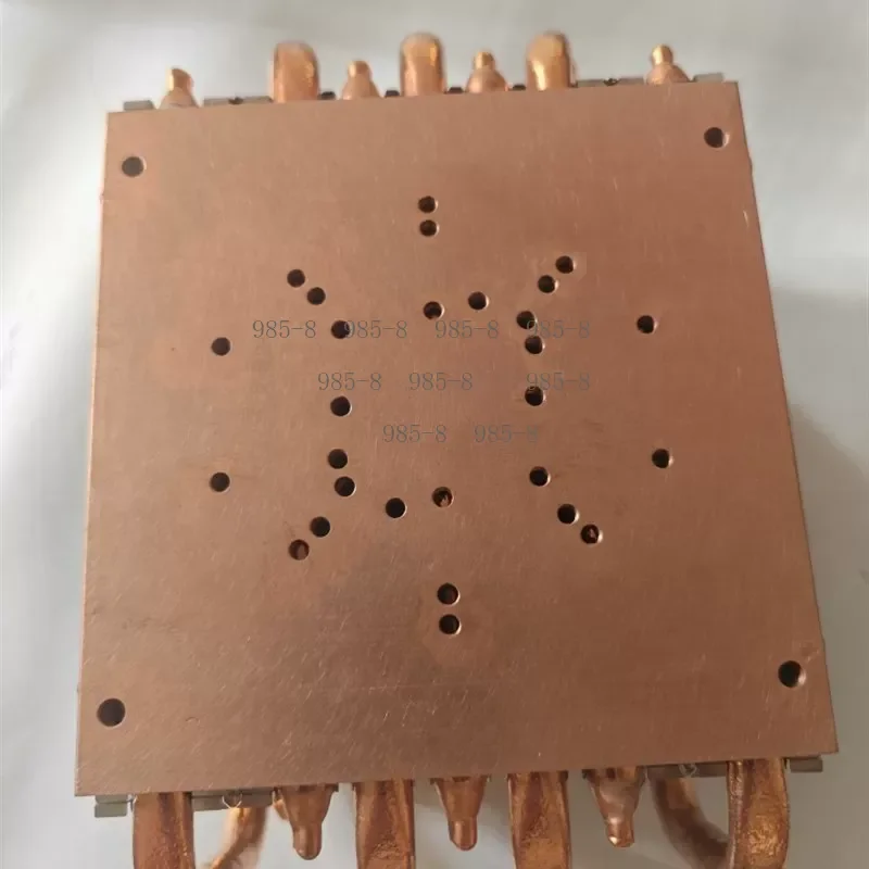 High Power Copper Tube Fin Air Cooling Heatsink, 300W 400W DIY Semiconductor Radiator For IGBT Test Equipment