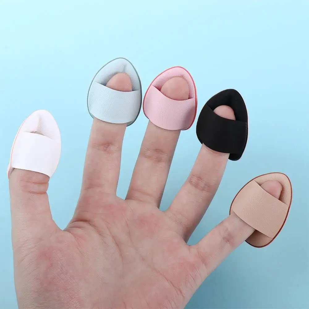 Foundation Tool Finger Shape Dry Wet Dual-use Sponge Puff Thumb Air Cushion Puff Highlighter Blender Mini Size Cosmetic Puff