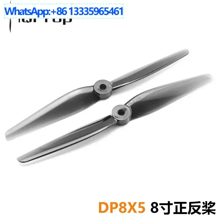 

10PCS HQProp 8-inch two-blade propeller 8050 two-blade DP8X5 crossing machine forward and reverse propeller, gray transmission