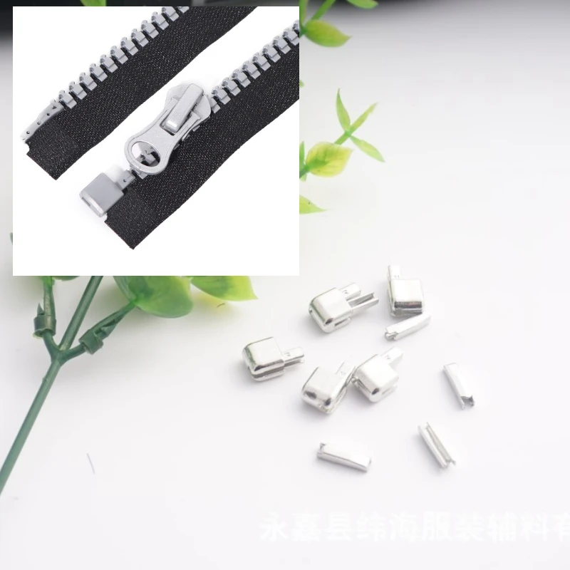 100sets/Lot  5# 8# Resin Zipper Plug Socket Pin Box Retainer European Style Strengthened Tape Instant Repair Sewing Accessory