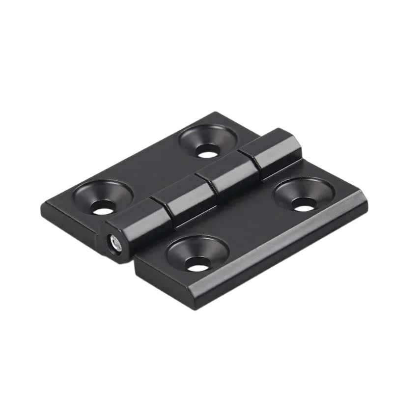 

Chrome Plated Zinc Alloy Hinge Aluminum Distribution Box Electrical Cabinet Door Hinge Machine Industrial Hinge JL218-2A Black