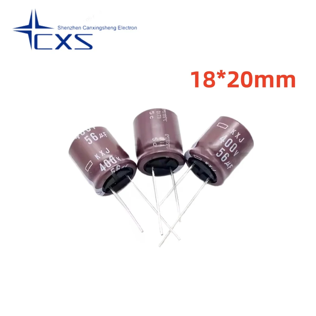 

10pcs 400V 56uF 18*20mm NCC Black Diamond 56UF400V 16*25mm series complete 105 degree electrolytic capacitors