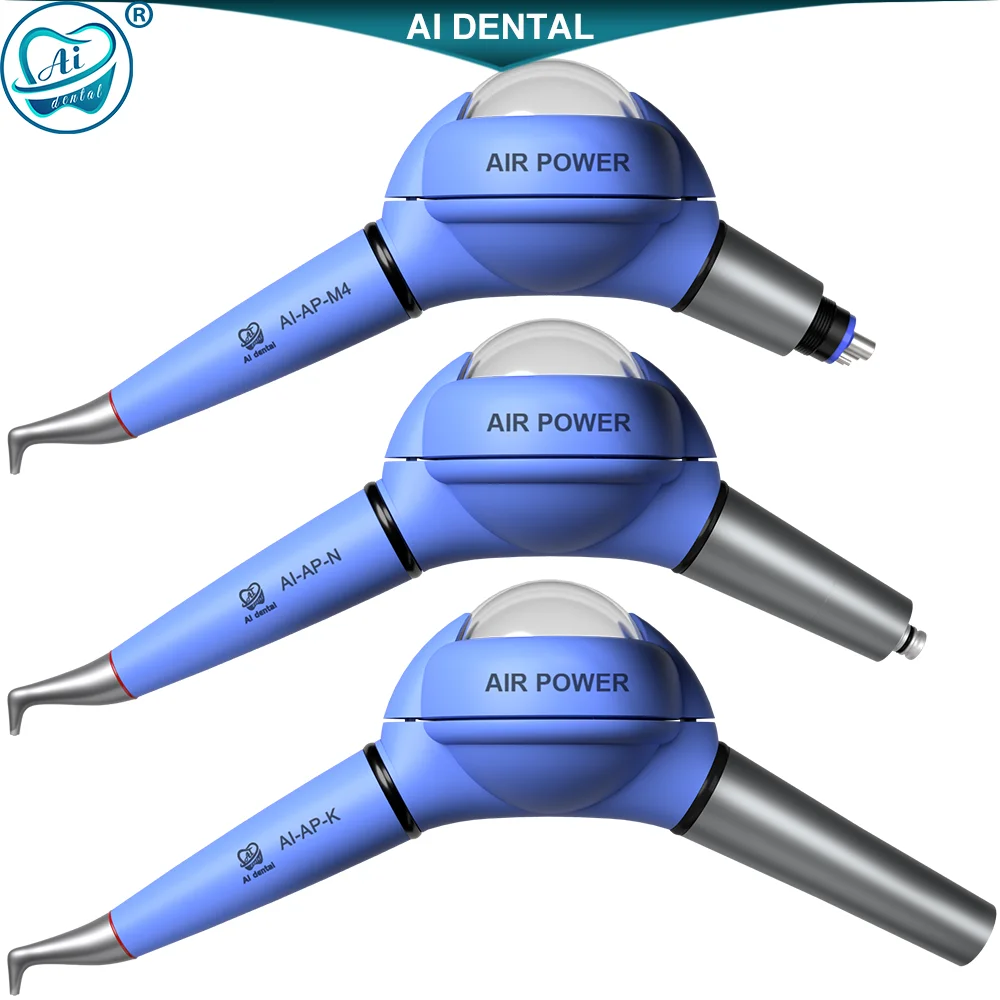 AI-AP-K/N/M4/B2 Dental Air Power Water Polisher Oral Hygiene Teeth Whitening System Intraoral Water Sandblasting Gun Equipment