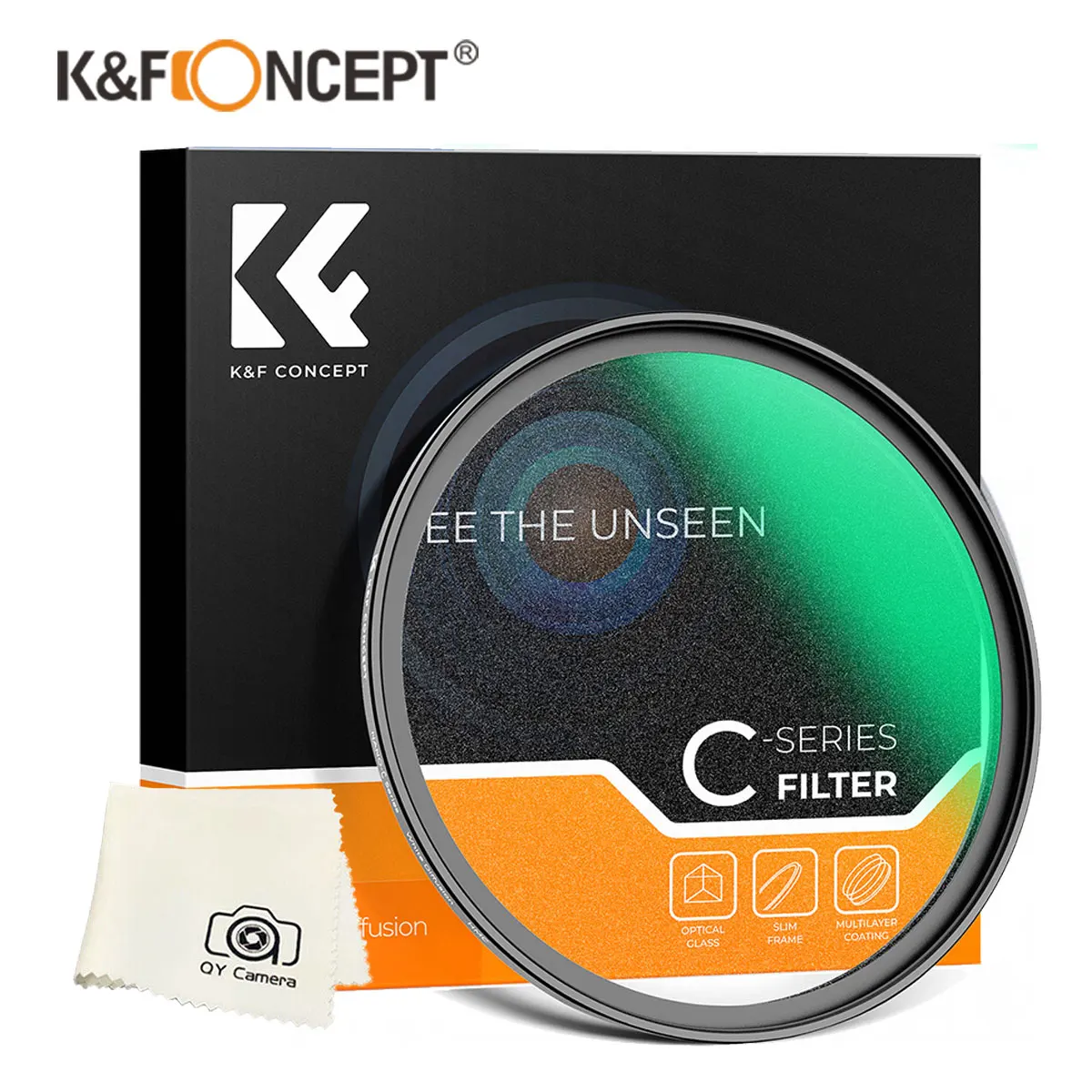 

K&F Concept White Pro Mist Filter Cinematic Effect Filter for Portrait and Landscape Photography Nano-C Series