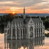 17992pcs Saint Remigius 모델 빌딩 블록 대성당 - 중세 교회 키트 어린이 및 성인을위한 세부 고딕 건축 1