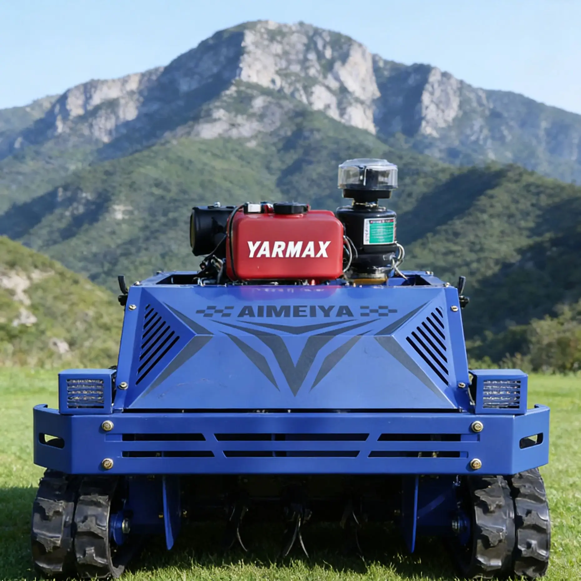 

Customized High Performance Remote Control Lawn Mower Easy Operation Safe Use For Villa Yard Orchard Slope Grass Cutting Work