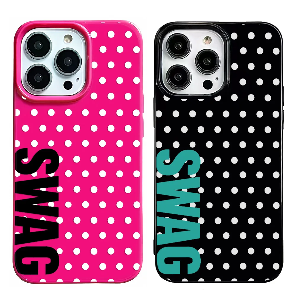 

Swag Title Phone Case for iPhone 17 16 15 14 13 12 11 Air Pro Max X XS XR XSMax 7 8 Plus Glossy Film Hard PC Cover