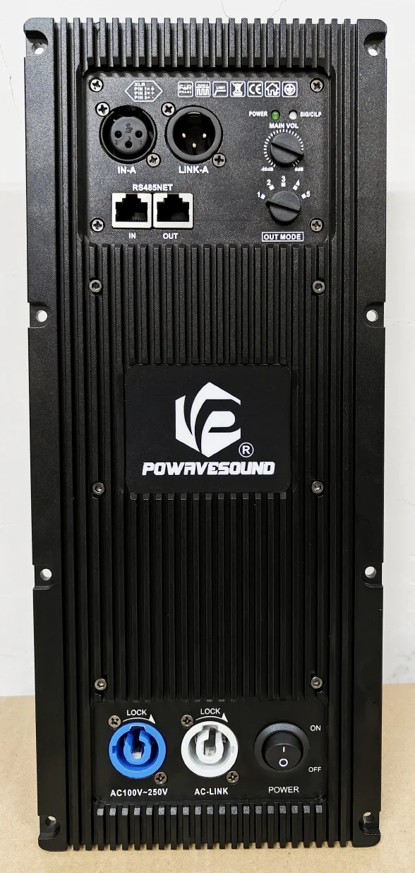 D2.310FIR 300 + 1000W Active Line Array PA Speaker Bi-AMP Amplifier Module DSP Control and FIR Designer Inside