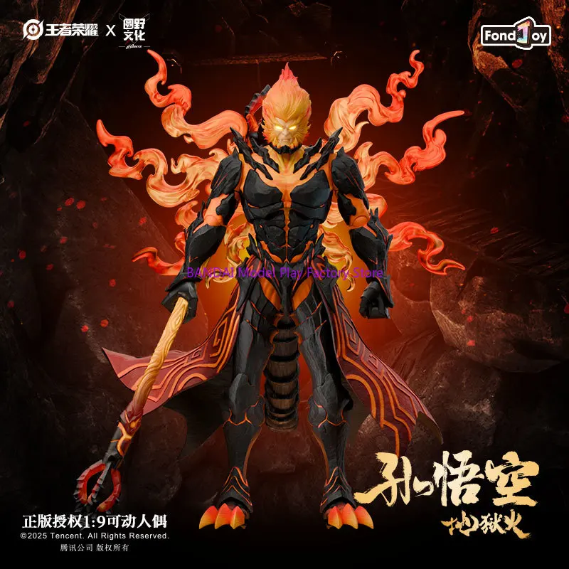 متوفر في المخزون ألعاب FondJoy Sun Wukong Hellfire Han Xin التنين الأبيض 1/9 نموذج متحرك جمع شرف الملوك القرد الملك