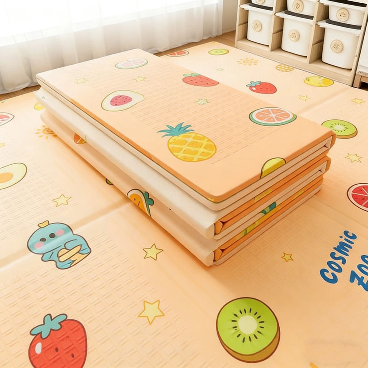 Educational Foldable Baby Play Mat Non-Toxic Children's Carpet in The Nursery Climbing Pad Kids Rug Activitys Games Toys 180*100