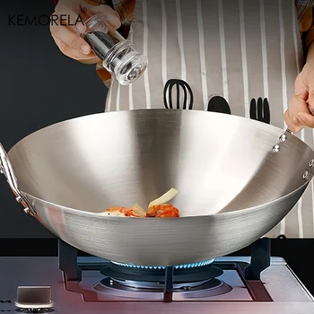 Stainless Steel Wok 1