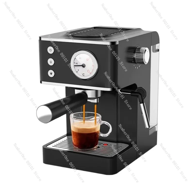 Italian Semi-automatic Pressure Coffee Machine Small Household Espresso Machine Steam Milk Frothing Machine Portable Cafetera