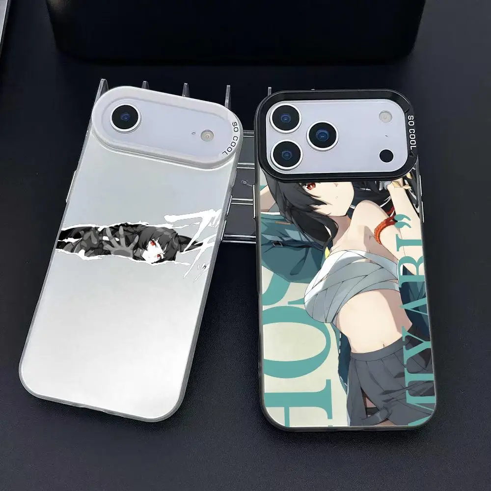 Miyabi Zzz Z-Zenless Zone Zero Phone Case For IPhone 17 16 15 14 13 12 11 Pro Max Air Matte Laser Aurora Shockproof Phone Case #1