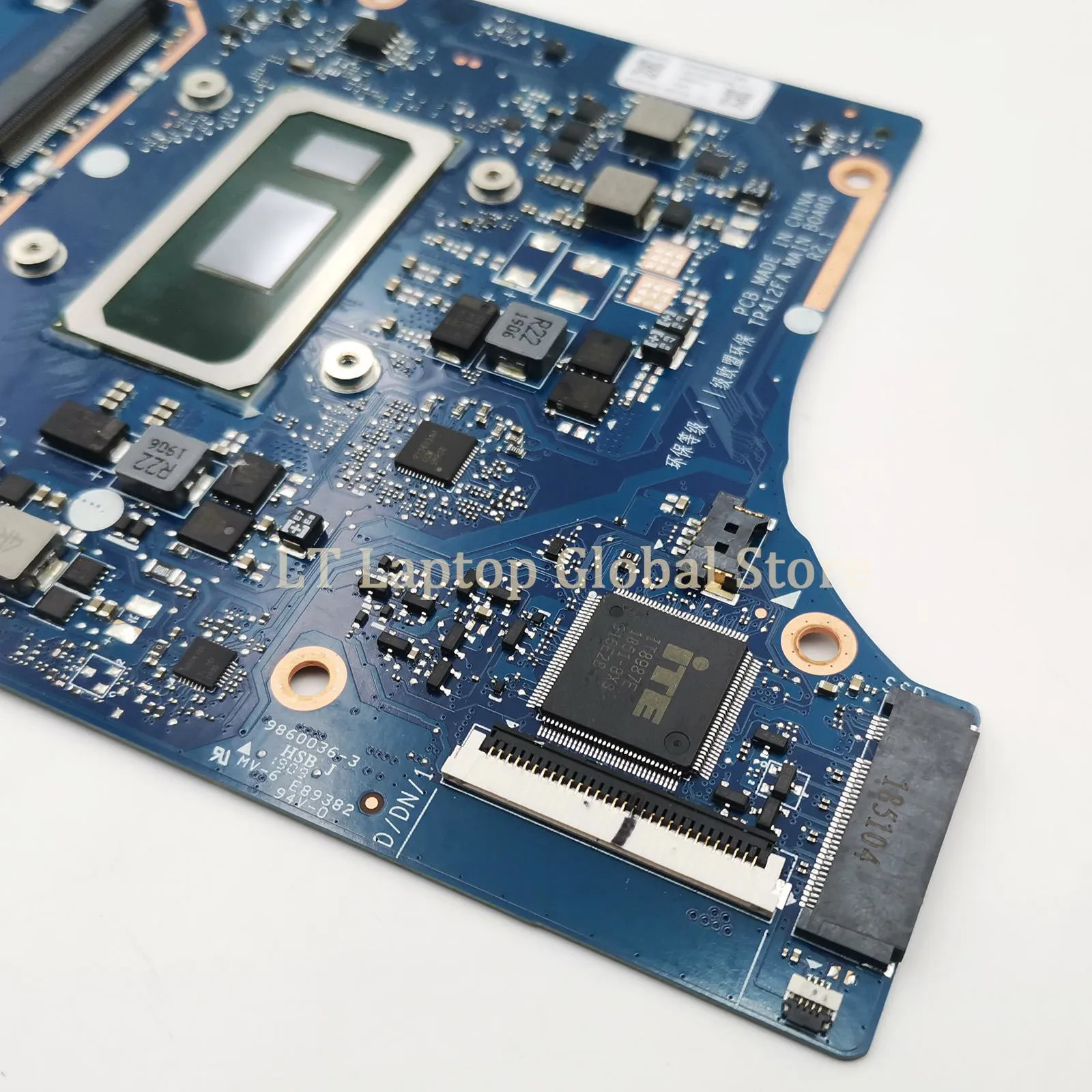 Imagem -04 - Placa-mãe de Laptop lt para Asus Vivobook Flip 14 Tp412fa Tp412f Tp412 Sf4100f Tp412fac Mainboard i3 i5 i7 4gb 8gb-ram