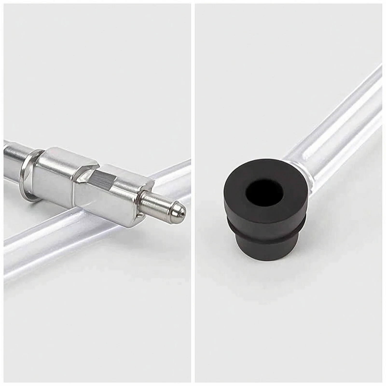 Brake Bleeder Kit - 2-delige remontluchtingsslangset Lekvrije remontluchtingsslang met terugslagklep