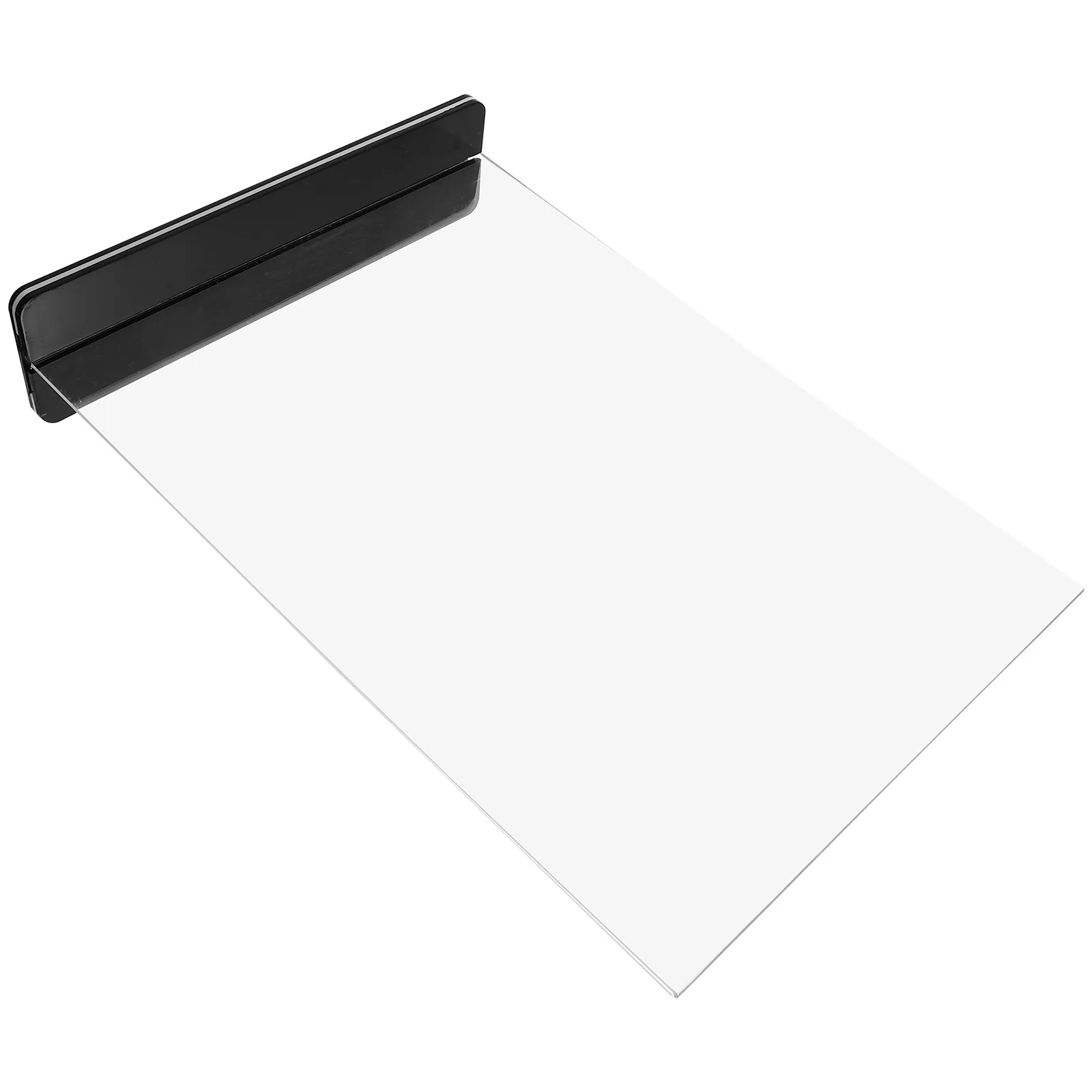 Acrylic Display Sign Holder Poster for Menu Card Table Risers Shelf Stable Base Lightweight Letter Board Acrylic Label