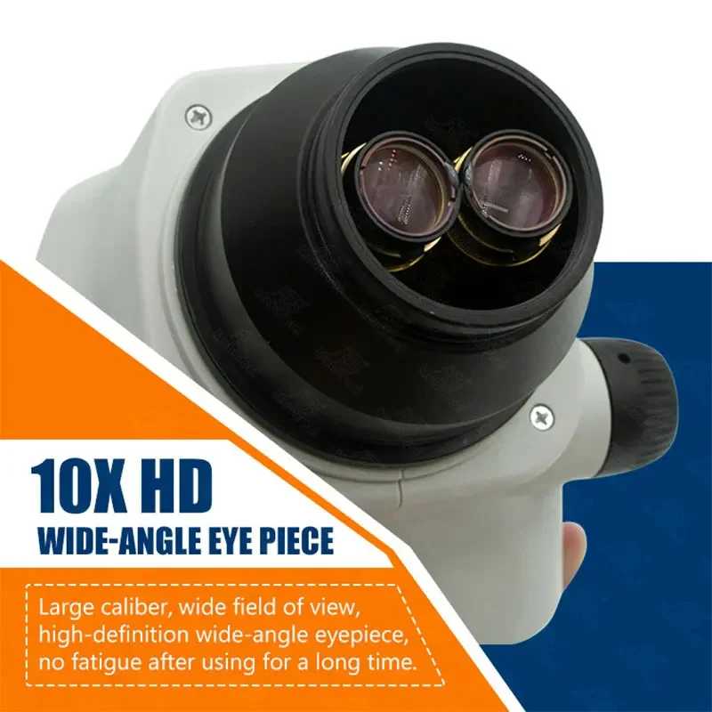 

Микроскоп тринокулярный бинокулярный 7X-50X на штативе для ремонта телефонов, модель 2026 года