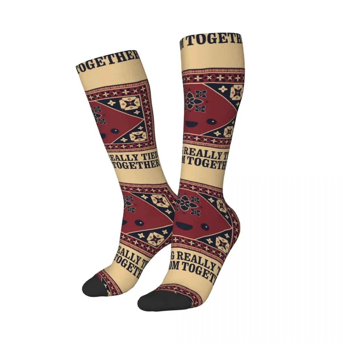 The Big Lebowski - Rug - That Rug Really Tied The Room Together Socks Harajuku Stockings All Season Long Socks for Unisex Gifts