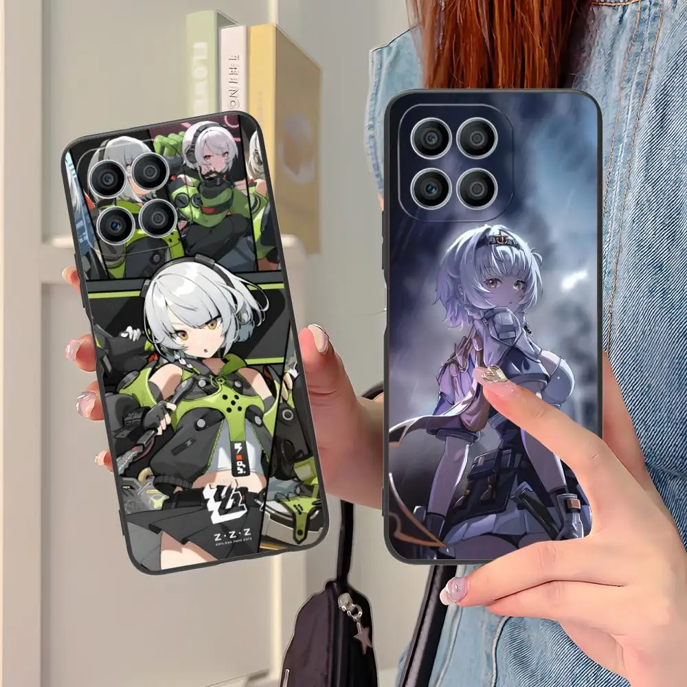 

Чехол для телефона ZZZ Silver Soldier Anby для Honor 90 80 70 60 50 30 20 10 9 8 7 Pro S SE Lite 5G с цветной печатью, защитный красивый