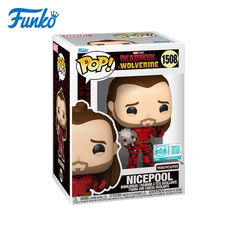 Funko POP Marvel Deadpool & Wolverine: Nicepool Global Limited Edition - Peripheral Action Figure, Trendy Toy Ornament Doll Gift - Image 4