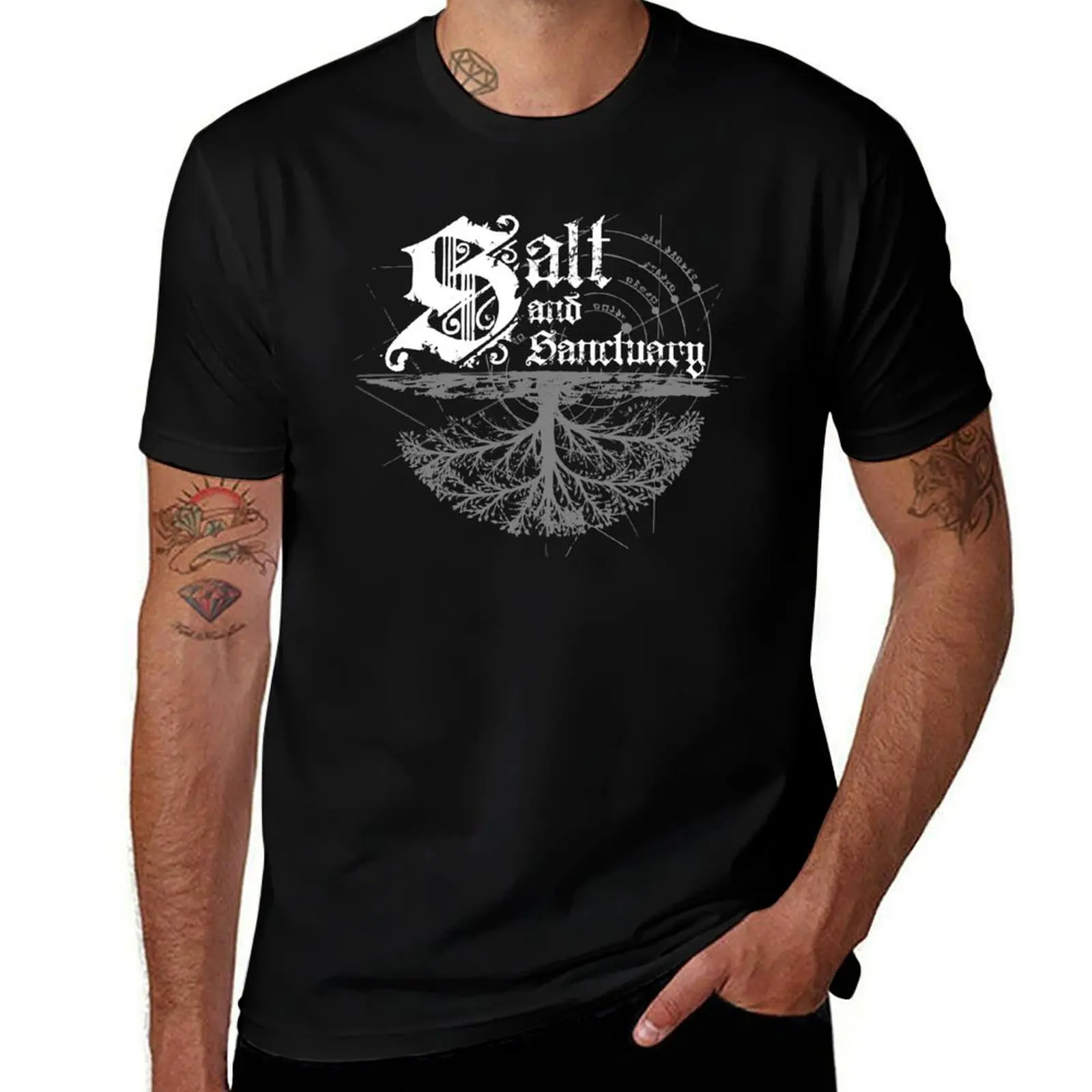 

Salt and Sanctuary Design T-Shirt kawaii clothes Funny t-shirts designer shirts shirts men graphic
