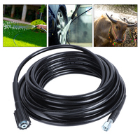 10m M14xM22 Thread High Pressure Cleaning Hose Cleaning Accessories Fit for Karcher K2 K3 Hose for Pressure Washer Cleaning Tool