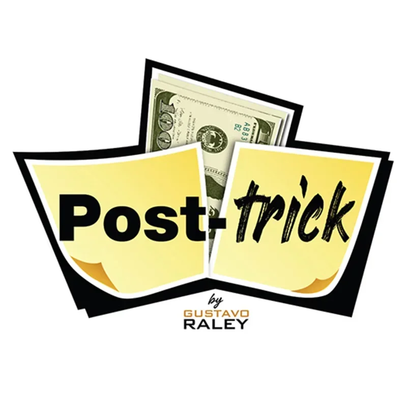 

POST TRICK U.S. (Gimmicks and Instructions) by Gustavo Magic Tricks Visual Changes the Post It Notes to Bills Close Up Illusions