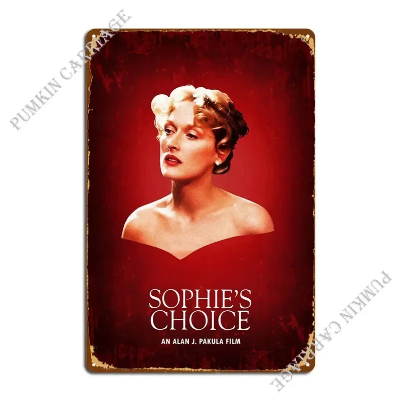 Sophies Choice Metal Sign Party Kitchen Designing Wall Cave Print Tin Sign Poster