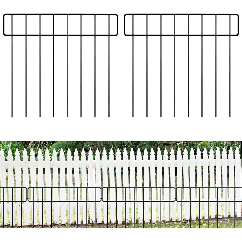 

30t(L) X 13Inch(H) Animal Barrier ence - 21 Pack Garden ence Panels Metal Garden encing Edging Border No Dig encing or Dog Rabbi