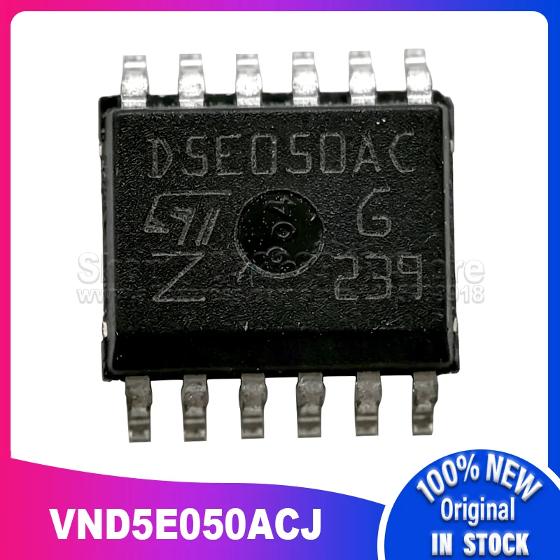 

10PCS/LOT D5E050AC VND5E050ACJ VND5E050ACJTR-E HSSOP12 100% New Spot stock