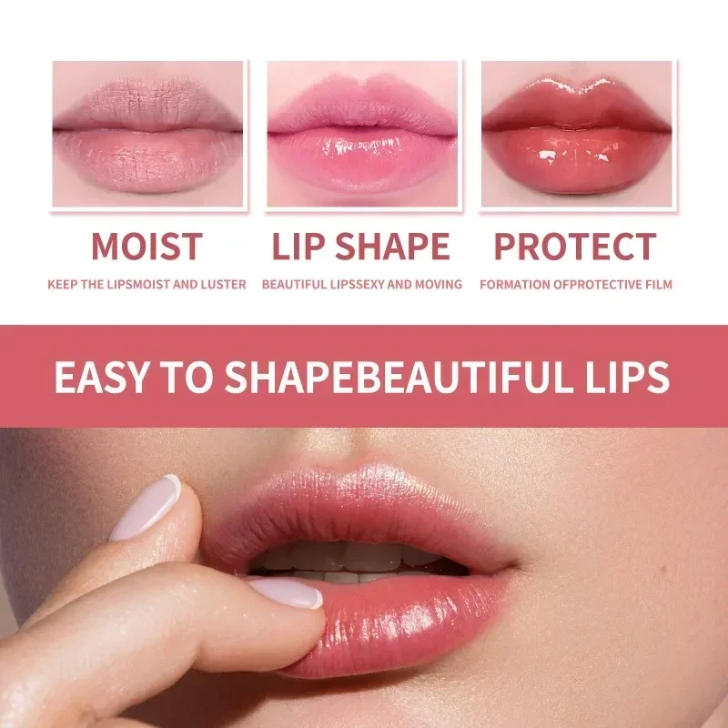 Transparente Lippen Öl Lip gloss nicht klebrig befeuchtet Lippen praller Pflege Serum Primer Anti rissige Fade Line Lippen balsam