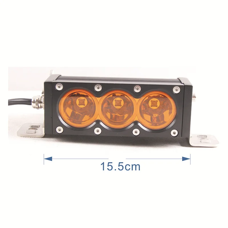 

10-watt LED strip light, off-road vehicle modification roof light, multi-lens near and far headlights for front lighting