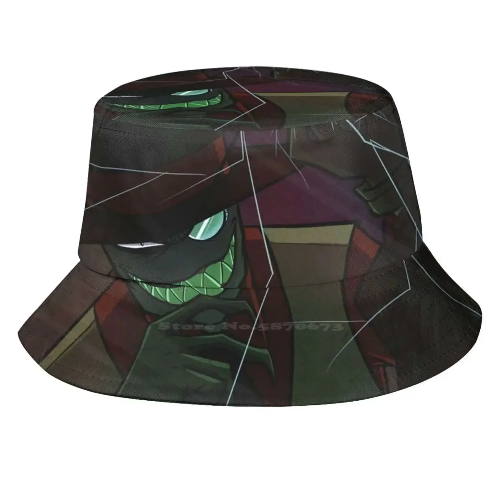 Come Closer Uv Protection Foldable Bucket Hats Women Men Black Hat Blackhat Bh Villainous Villanos Paperhat Flug Villains