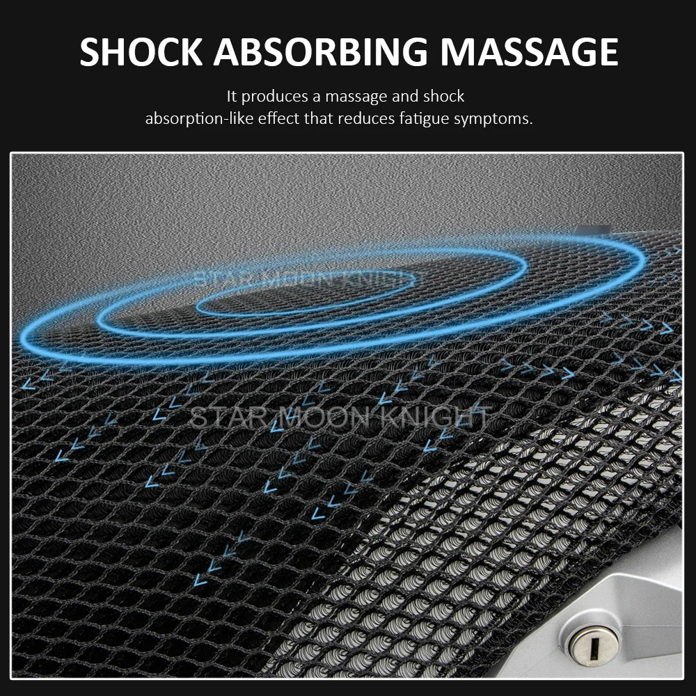 3D сетчатый противоскользящий чехол на сиденье для Honda PCX125/150/160 |   Водонепроницаемый Дышащий |   Аксессуары для мотоциклов