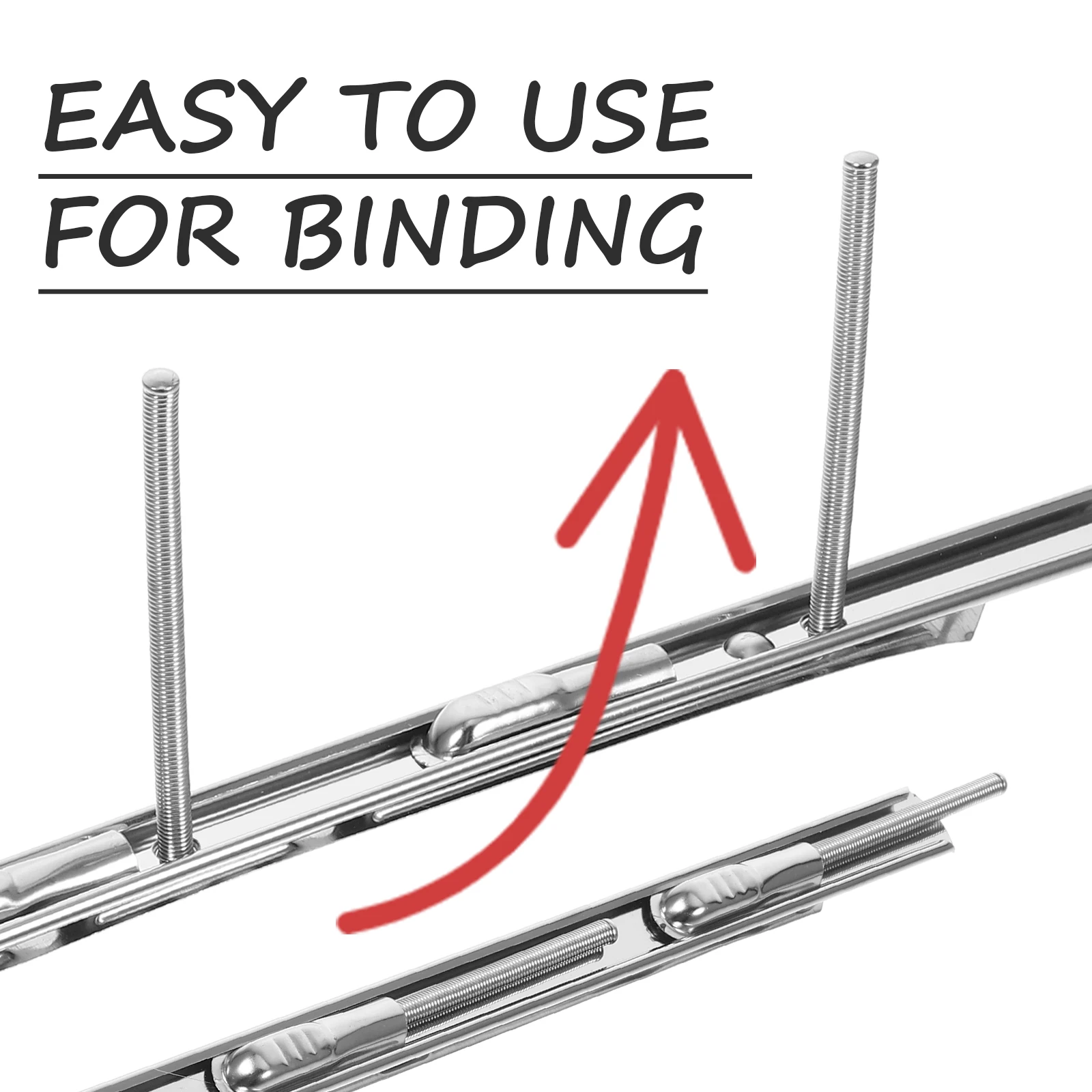 

6pcs Metal Binder Fasteners 3-Hole Spiral Clips For Book Binding Office School Stationery Diy Notebook Accessories Loose