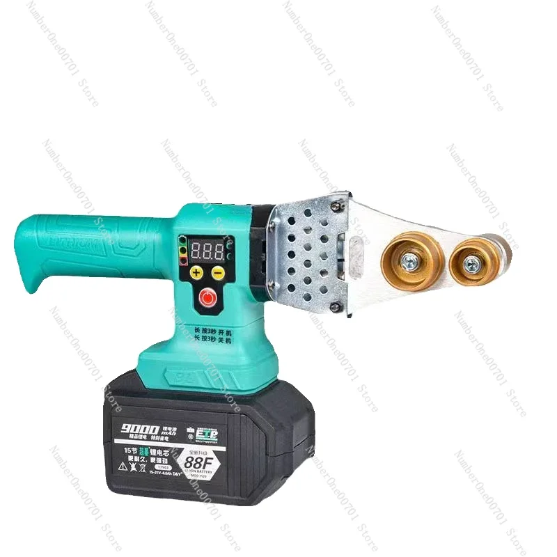 63-type lithiumbatterij hotmelt PPR waterleiding draadloze hotmeltmachine nieuw oplaadbaar lasapparaat