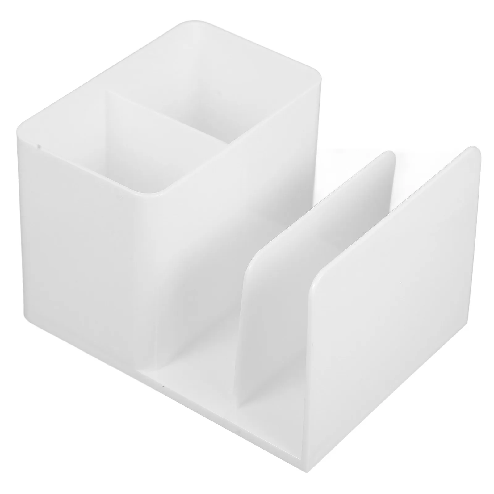 

Стильный органайзер для документов из материала PS, настольный сортировщик для почты, подставка для карандашей, коробка для хранения бумаг, настольный органайзер-бокс