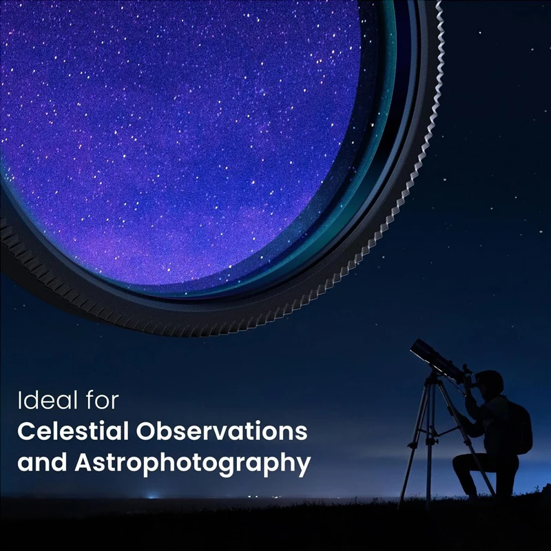 2-Zoll-UHC-Filter für Astronomie-Teleskope zur Beobachtung des Weltraums und Nebel Ultra-Hochkontrast-Filter M48-Gewinde Astrofotografie Visuell – Detail 5