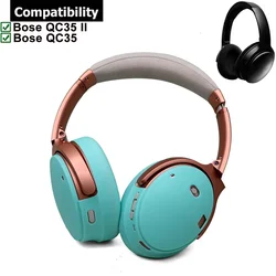 Protective Silicone Case Sweatproof Reusable Washable Cover Skin for Bose QuietComfort  35 QC35 I II Headphones